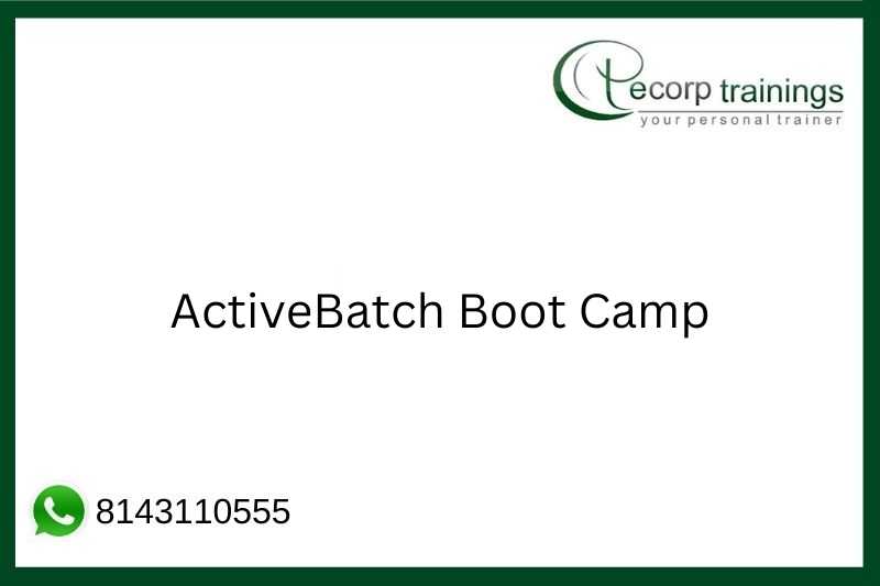ActiveBatch Boot Camp Job Support