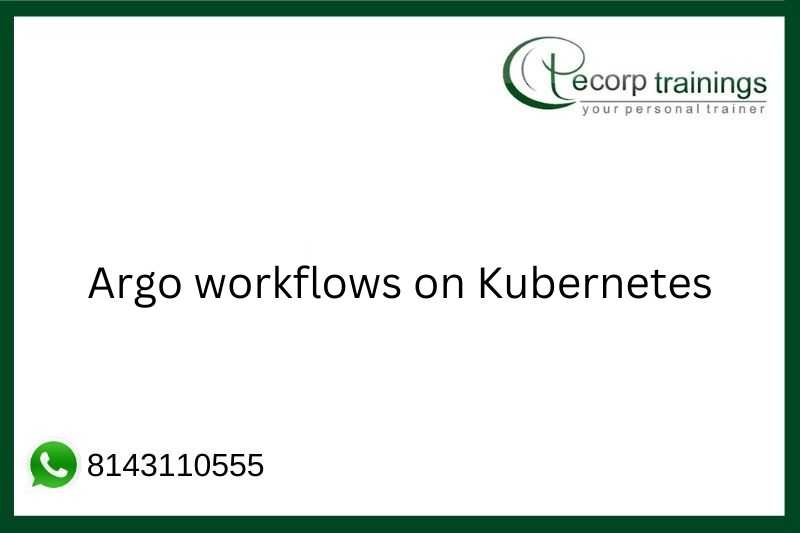 Argo workflows on Kubernetes Job Support