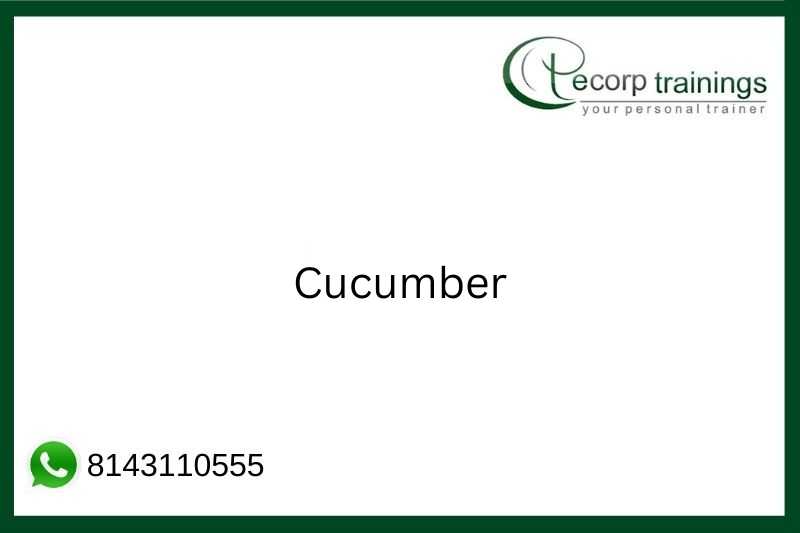 Cucumber Job Support