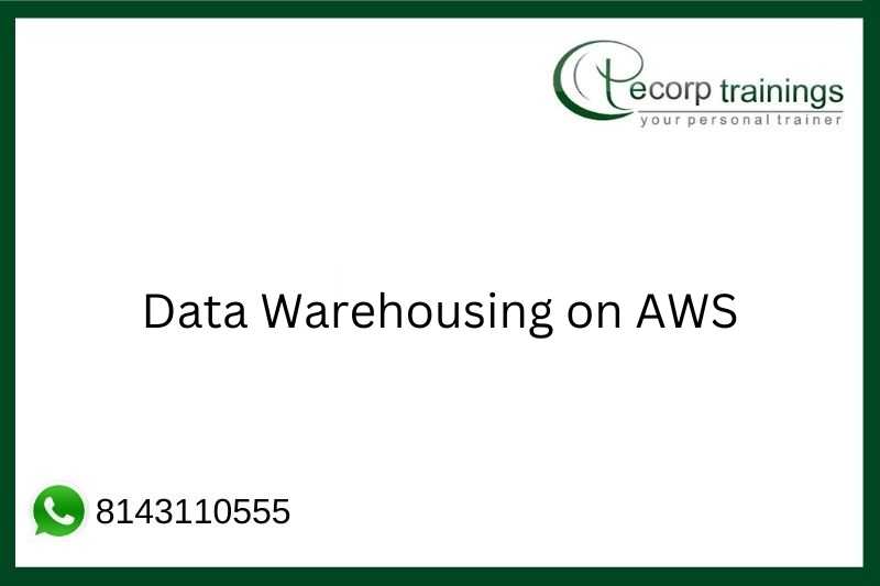 Data Warehousing on AWS Job Support