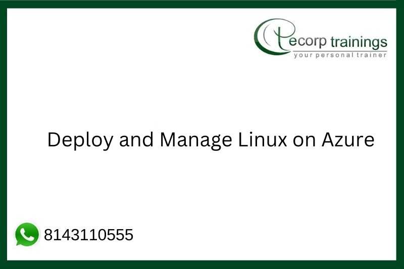 Deploy and Manage Linux on Azure Job Support