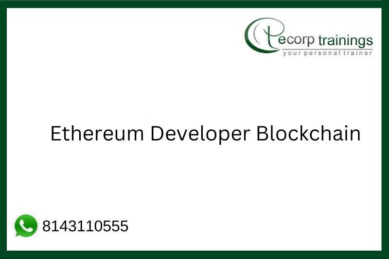 Ethereum Developer Blockchain Job Support