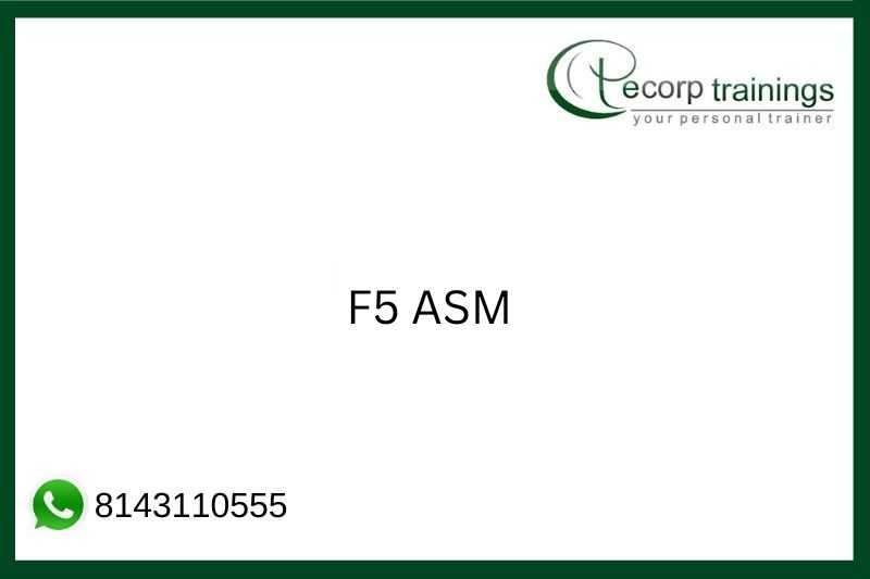F5 ASM Training & Certification Job Support
