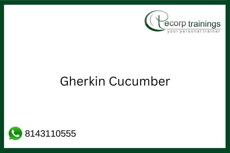 Gherkin Cucumber Job Support