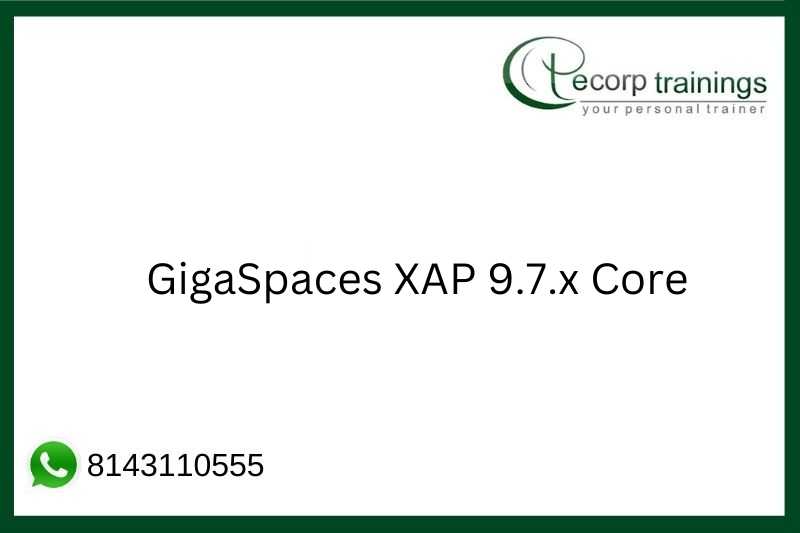 GigaSpaces XAP 9.7.x Core Job Support