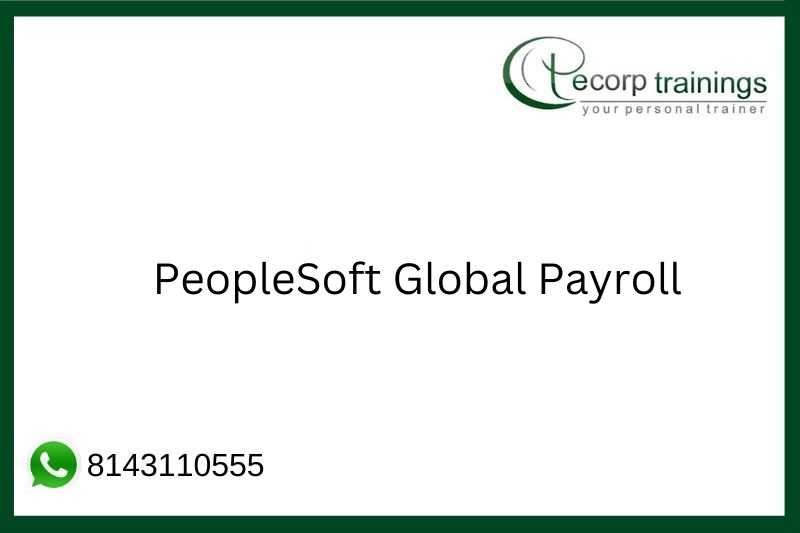 PeopleSoft Global Payroll Job Support