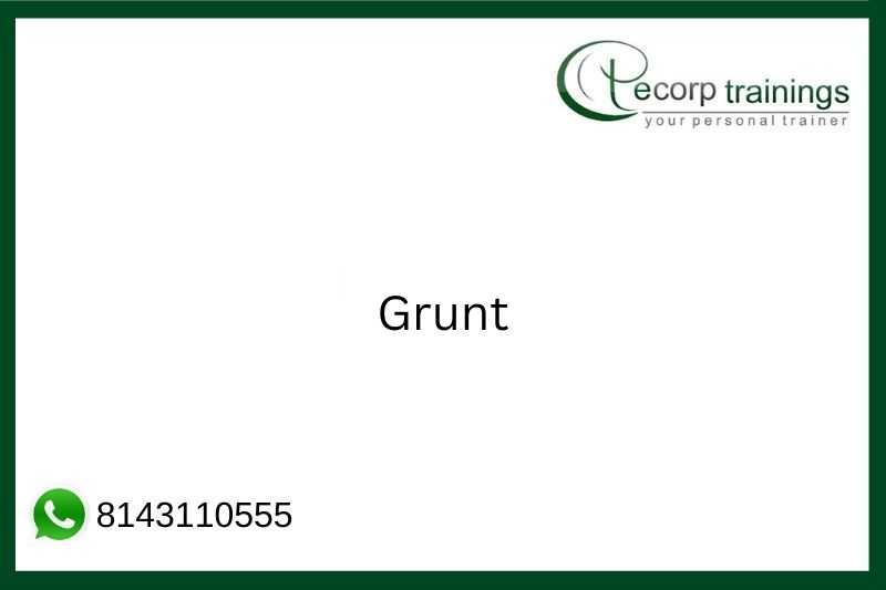 Grunt Job Support
