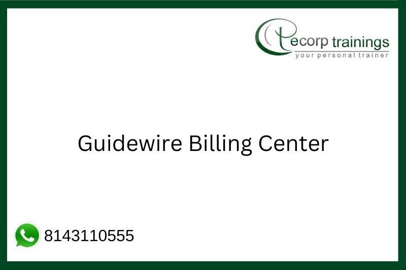 Guidewire Billing Center Job Support