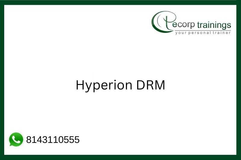 Hyperion DRM Job Support