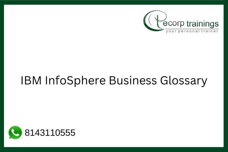 IBM InfoSphere Business Glossary Job Support
