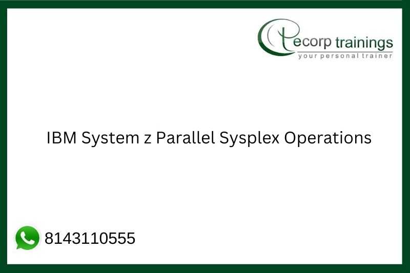 IBM System z Parallel Sysplex Operations Job Support