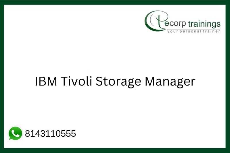 IBM Tivoli Storage Manager Job Support