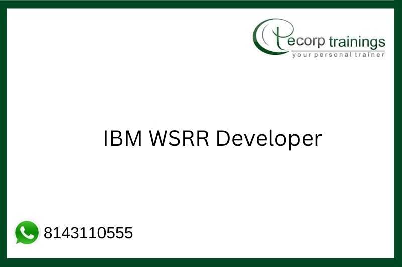 IBM WSRR Developer Job Support