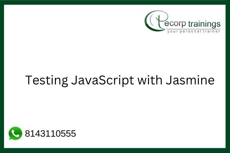 Testing JavaScript with Jasmine Job Support