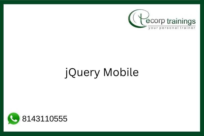 jQuery Mobile Job Support