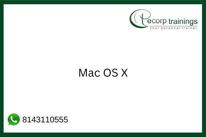 Mac OS X Job Support