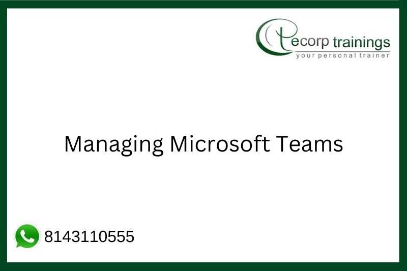 Managing Microsoft Teams Job Support