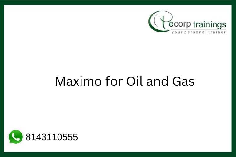 Maximo for Oil and Gas Job Support
