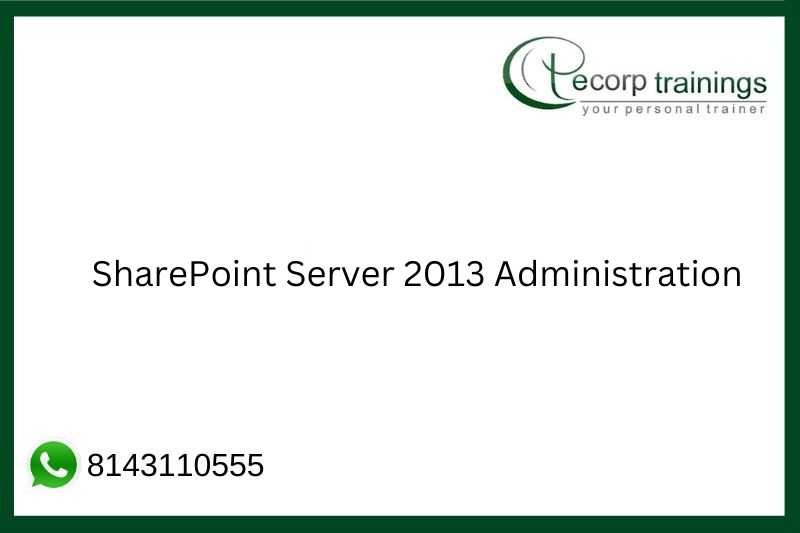 SharePoint Server 2013 Administration Job Support