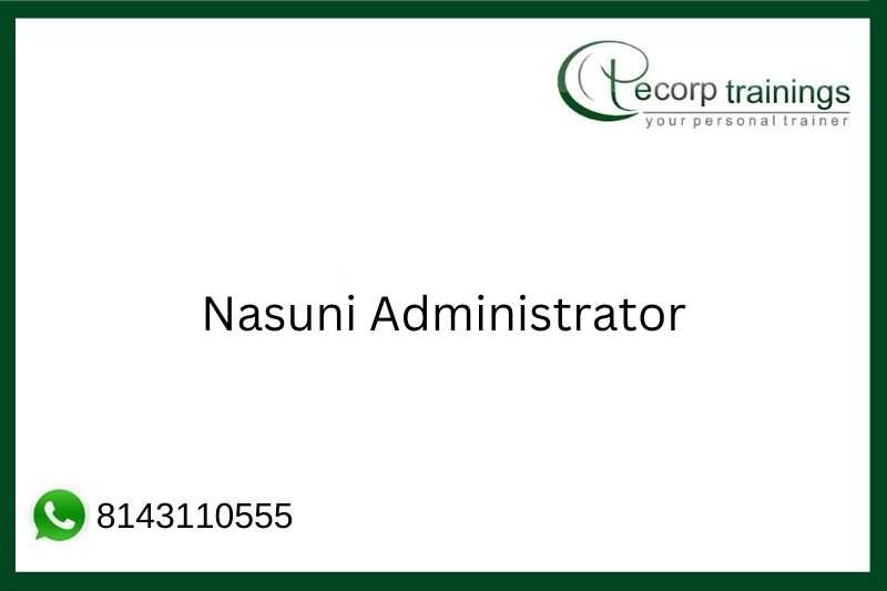 Nasuni Administrator Job Support
