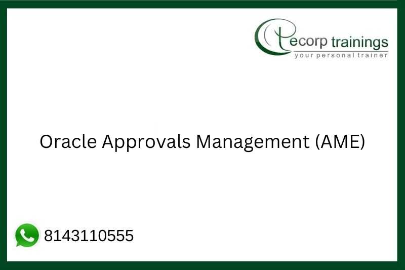 Oracle Approvals Management (AME) Job Support