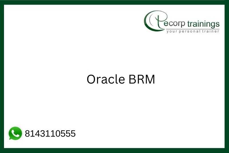 Oracle BRM Job Support