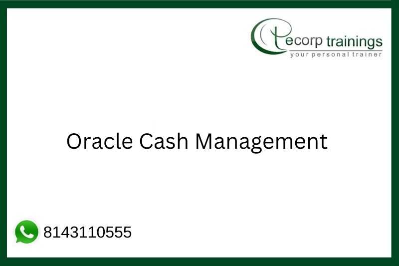 Oracle Cash Management Job Support
