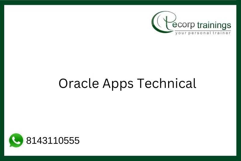 Oracle Apps Technical Job Support