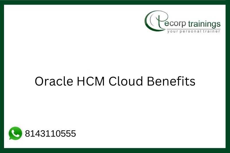 Oracle HCM Cloud Benefits Job Support