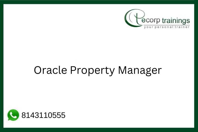 Oracle Property Manager Job Support