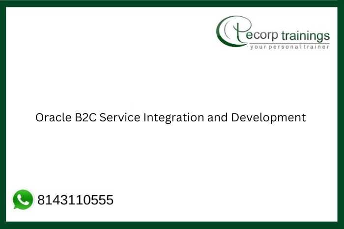 Oracle B2C Service Integration and Development  Job Support