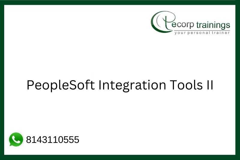 PeopleSoft Integration Tools II Job Support