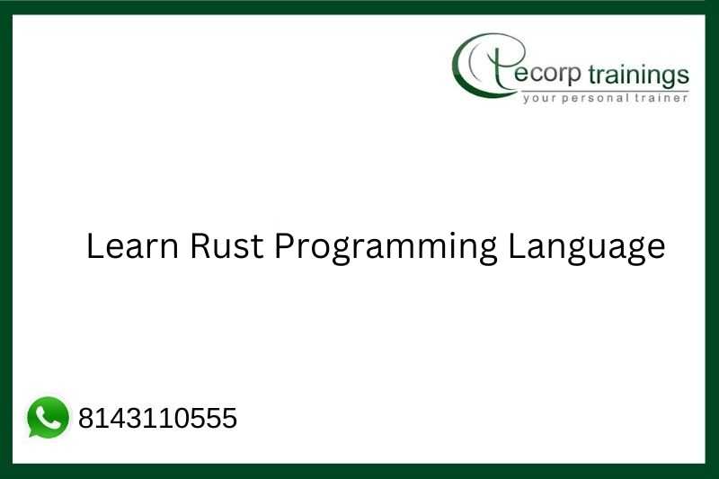 Learn Rust Programming Language Job Support