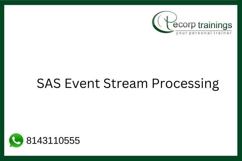 SAS Event Stream Processing Job Support