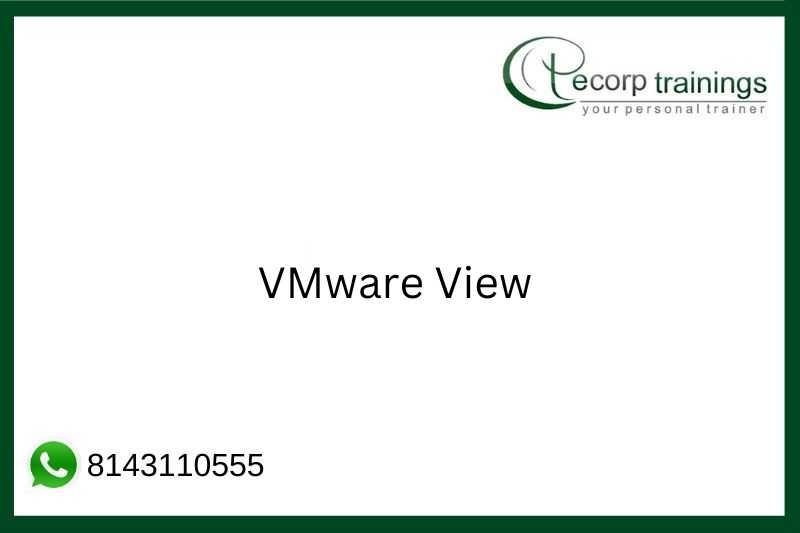 VMware View Job Support